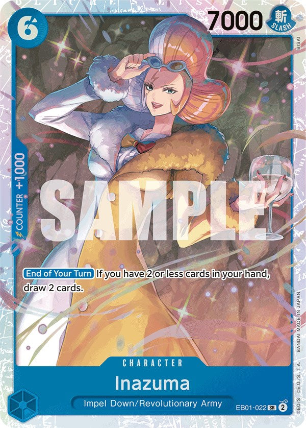 Inazuma Foil (EB01-022) - Extra Booster: Memorial Collection