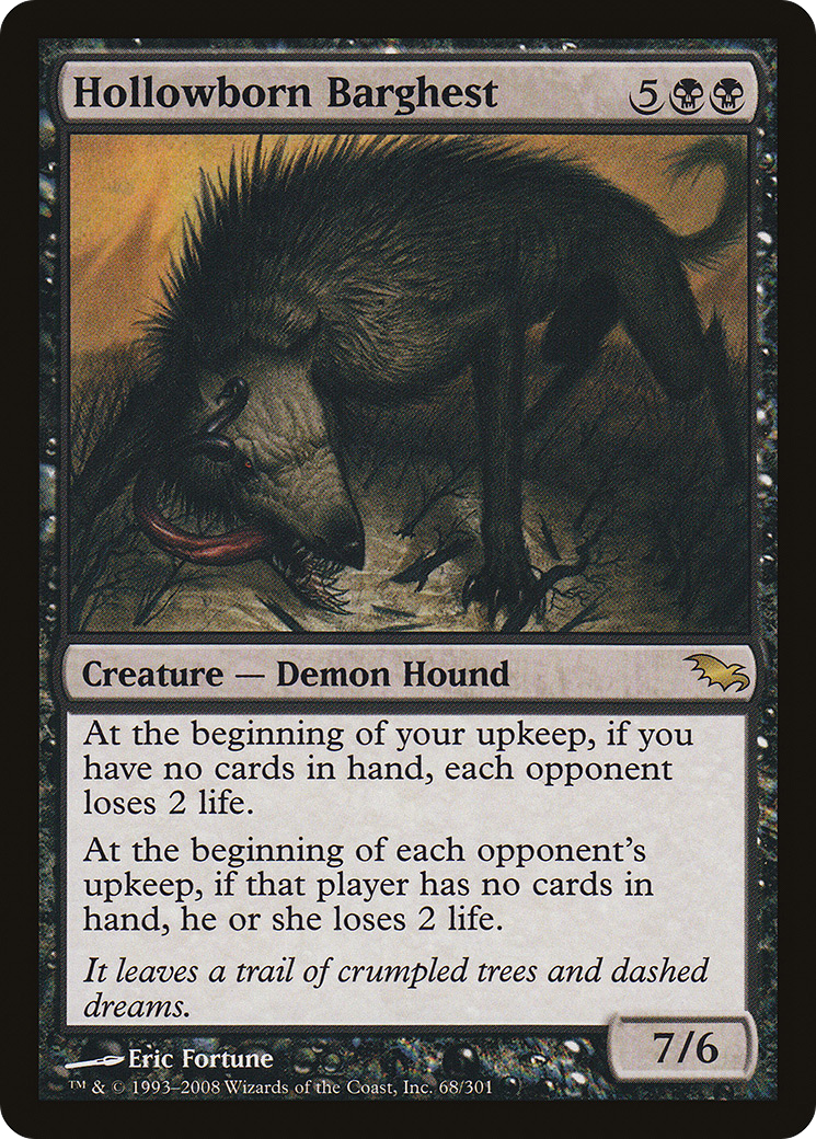 Hollowborn Barghest [Shadowmoor] | Silver Goblin