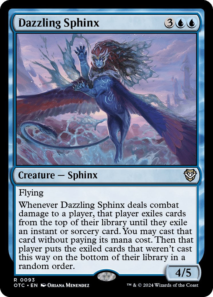 Dazzling Sphinx [Outlaws of Thunder Junction Commander] | Silver Goblin