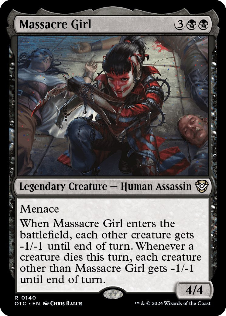 Massacre Girl [Outlaws of Thunder Junction Commander] | Silver Goblin