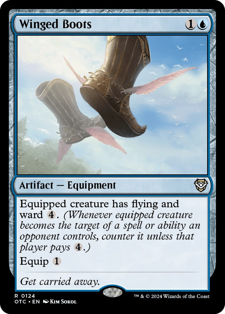 Winged Boots [Outlaws of Thunder Junction Commander] | Silver Goblin
