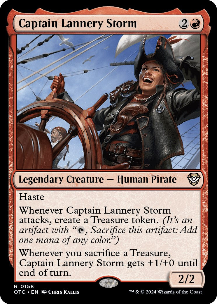 Captain Lannery Storm [Outlaws of Thunder Junction Commander] | Silver Goblin