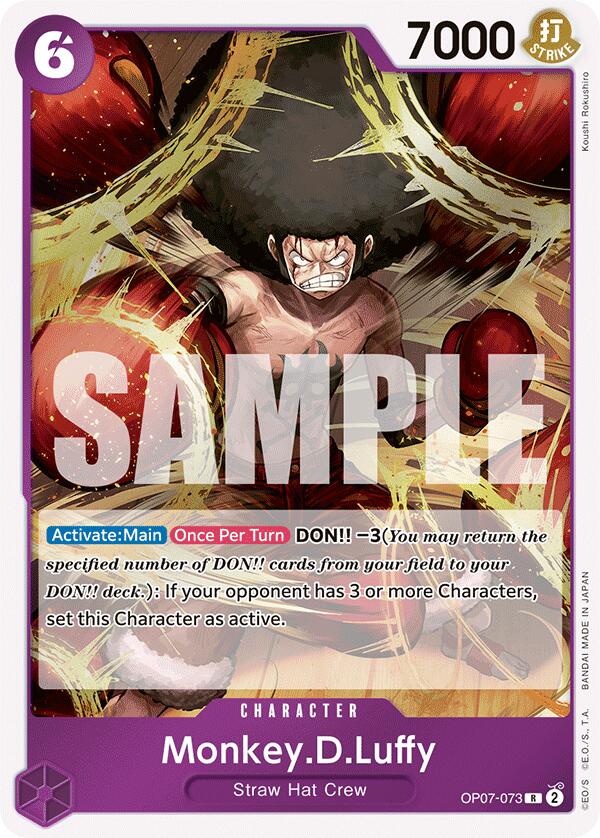 Monkey.D.Luffy (073) Foil (OP07-073) - 500 Years in the Future