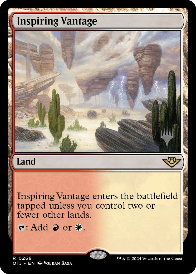 Inspiring Vantage (Promo Pack) [Outlaws of Thunder Junction Promos] | Silver Goblin