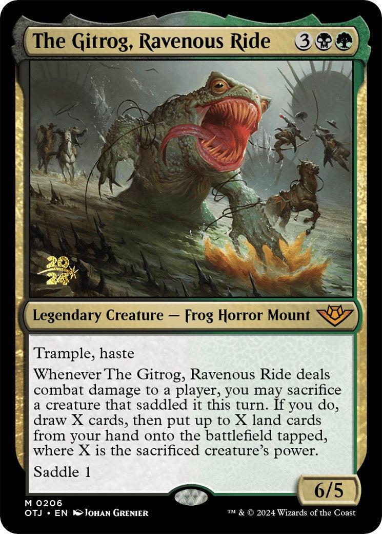 The Gitrog, Ravenous Ride [Outlaws of Thunder Junction Prerelease Promos] | Silver Goblin