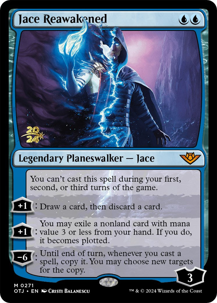 Jace Reawakened [Outlaws of Thunder Junction Prerelease Promos] | Silver Goblin