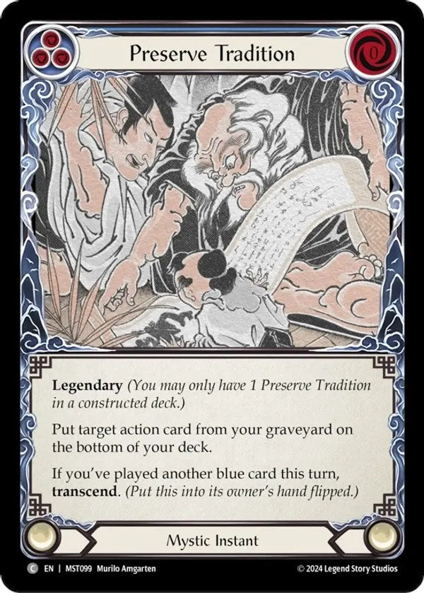 Perserve Tradition [MST099] (Part the Mistveil) | Silver Goblin