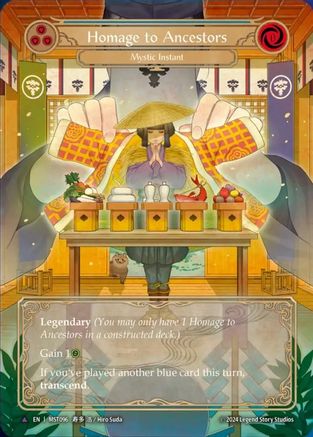 Homage to Ancestors (Marvel) (MST096//MST096) Cold Foil - Part the Mistveil