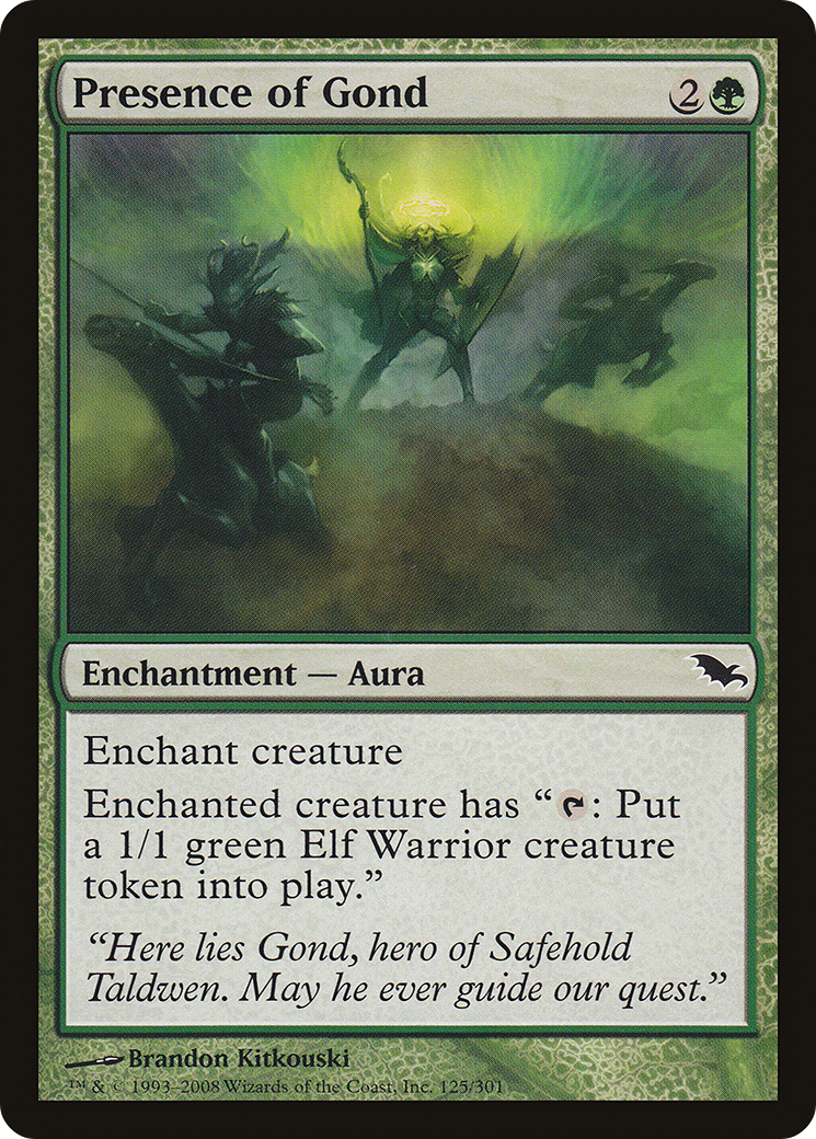 Presence of Gond [Shadowmoor] Foil