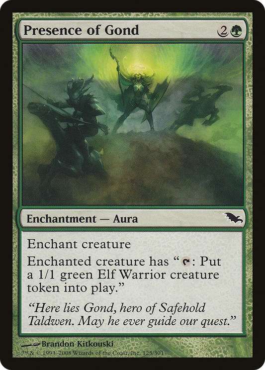 Presence of Gond [Shadowmoor] Foil