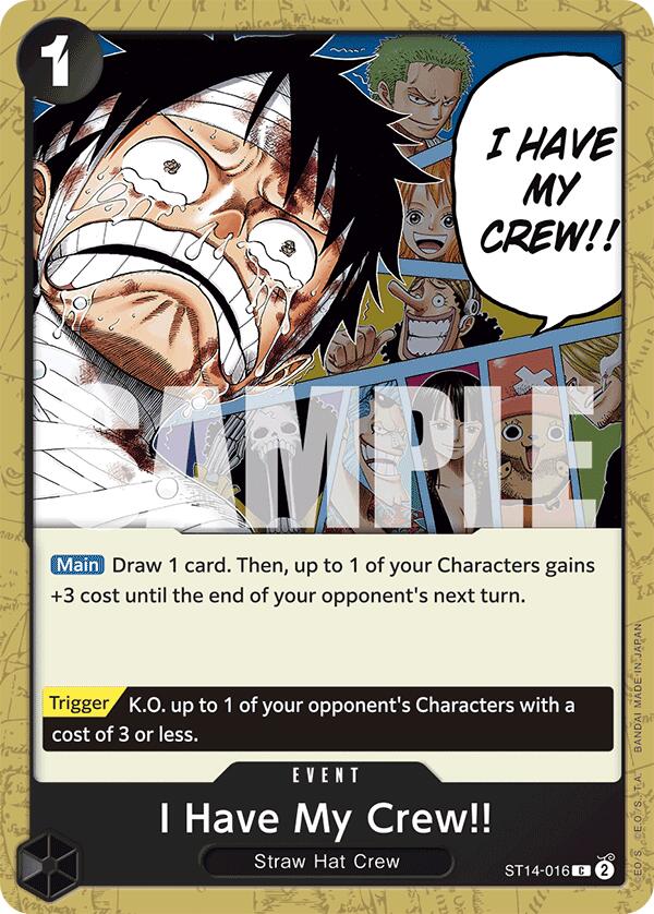 I Have My Crew!! [Starter Deck: 3D2Y] | Silver Goblin