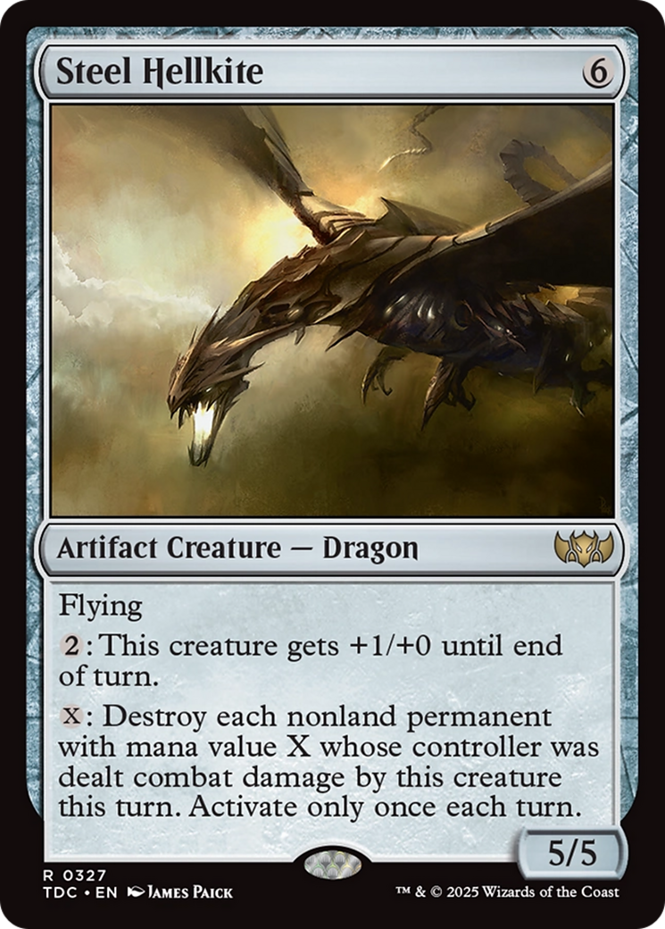 Steel Hellkite (327) - Commander: Tarkir: Dragonstorm