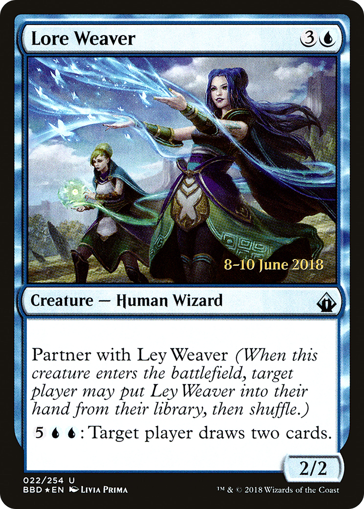 Lore Weaver [Battlebond Prerelease Promos] | Silver Goblin