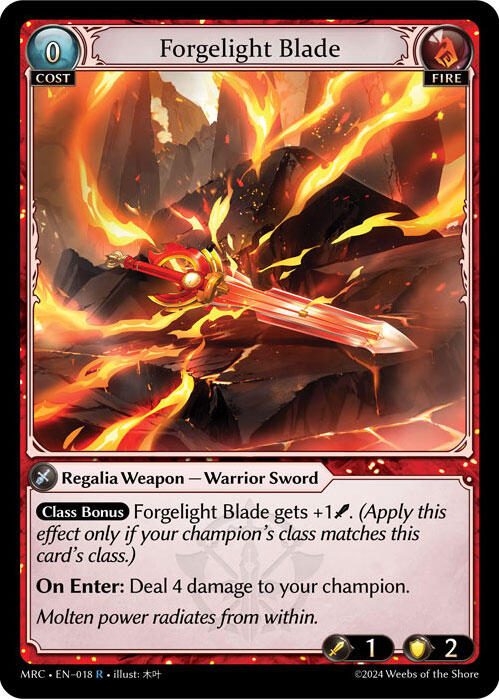 Forgelight Blade (018) [Mercurial Heart] Foil