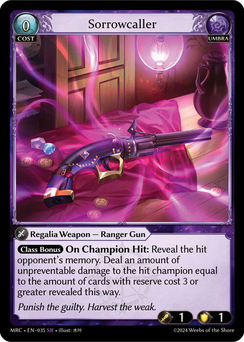 Sorrowcaller (035) [Mercurial Heart] Foil