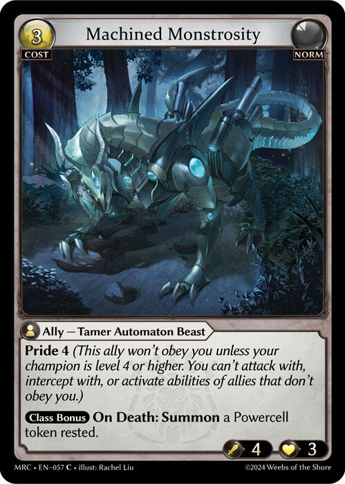 Machined Monstrosity (057) [Mercurial Heart] Foil