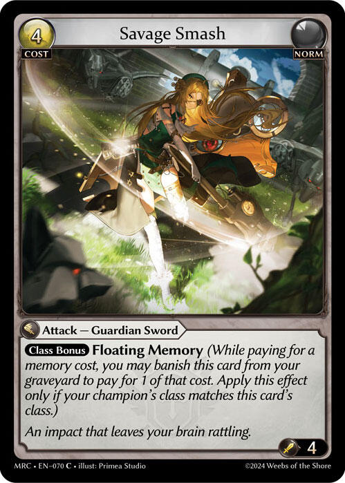 Savage Smash (070) [Mercurial Heart] Foil