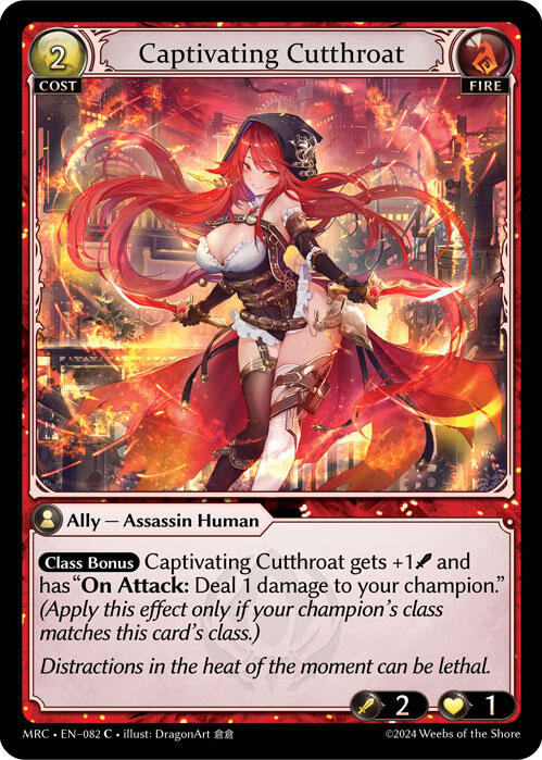 Captivating Cutthroat (082) [Mercurial Heart] Foil
