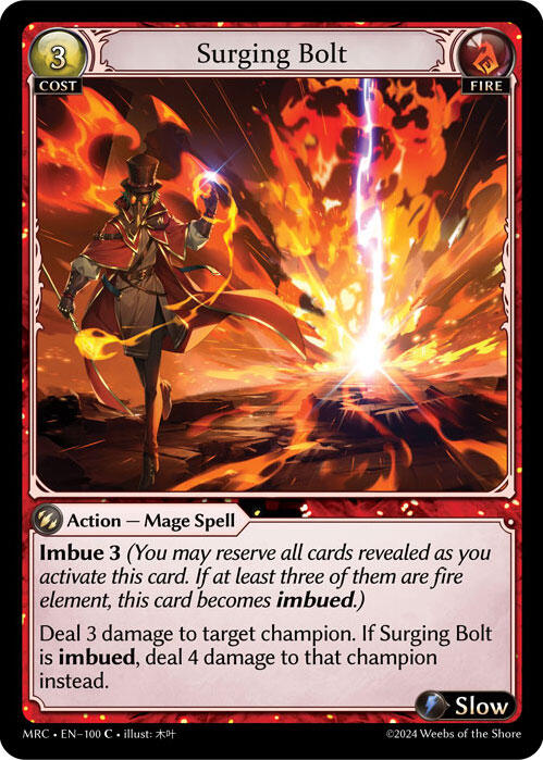 Surging Bolt (100) [Mercurial Heart] Foil