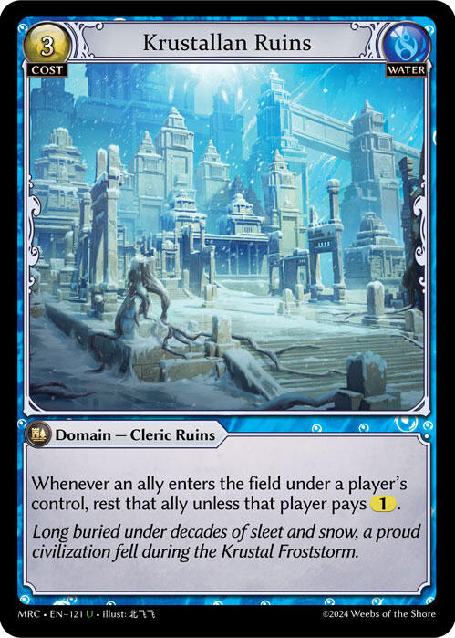 Krustallan Ruins (121) [Mercurial Heart] Foil
