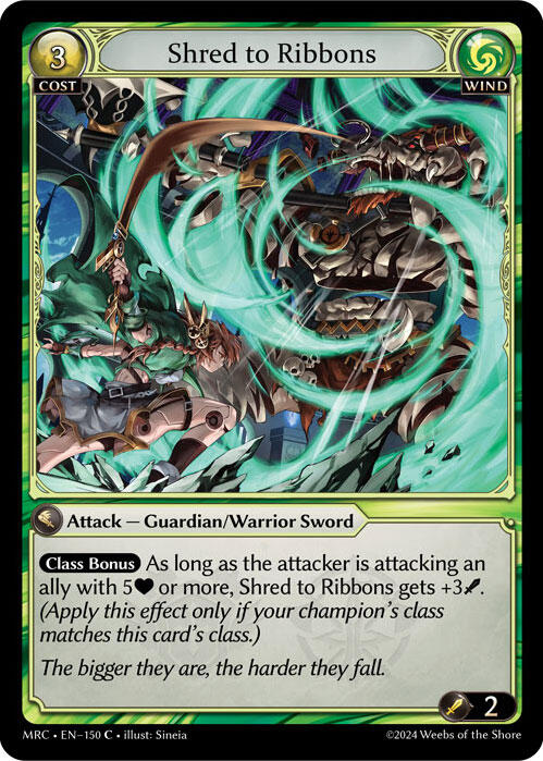 Shred to Ribbons (150) [Mercurial Heart] Foil