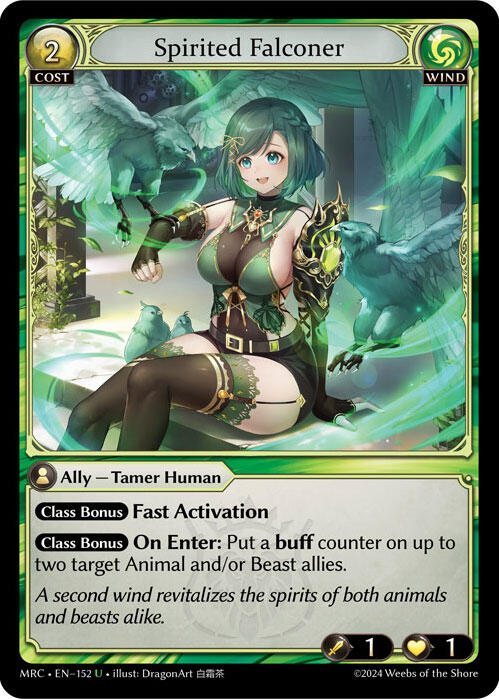 Spirited Falconer (152) [Mercurial Heart] Foil