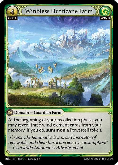 Winbless Hurricane Farm (158) [Mercurial Heart] Foil