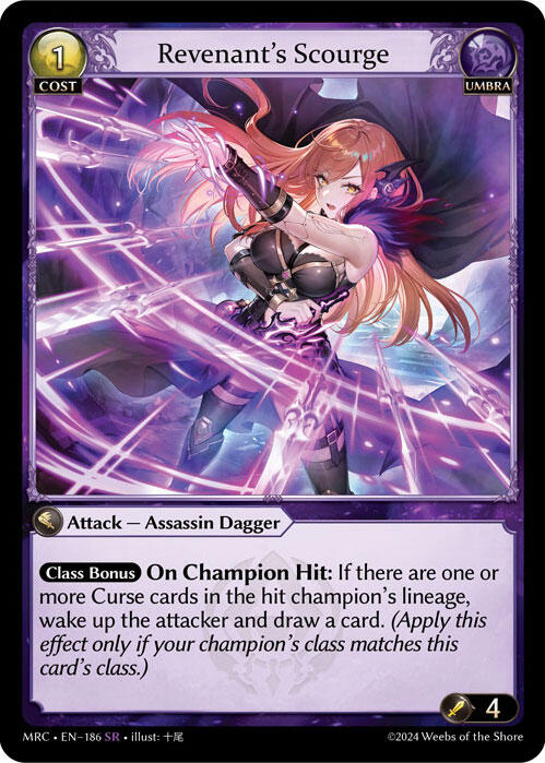 Revenant's Scourge (186) [Mercurial Heart] Foil