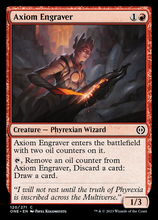 Axiom Engraver [Phyrexia: All Will Be One] | Silver Goblin