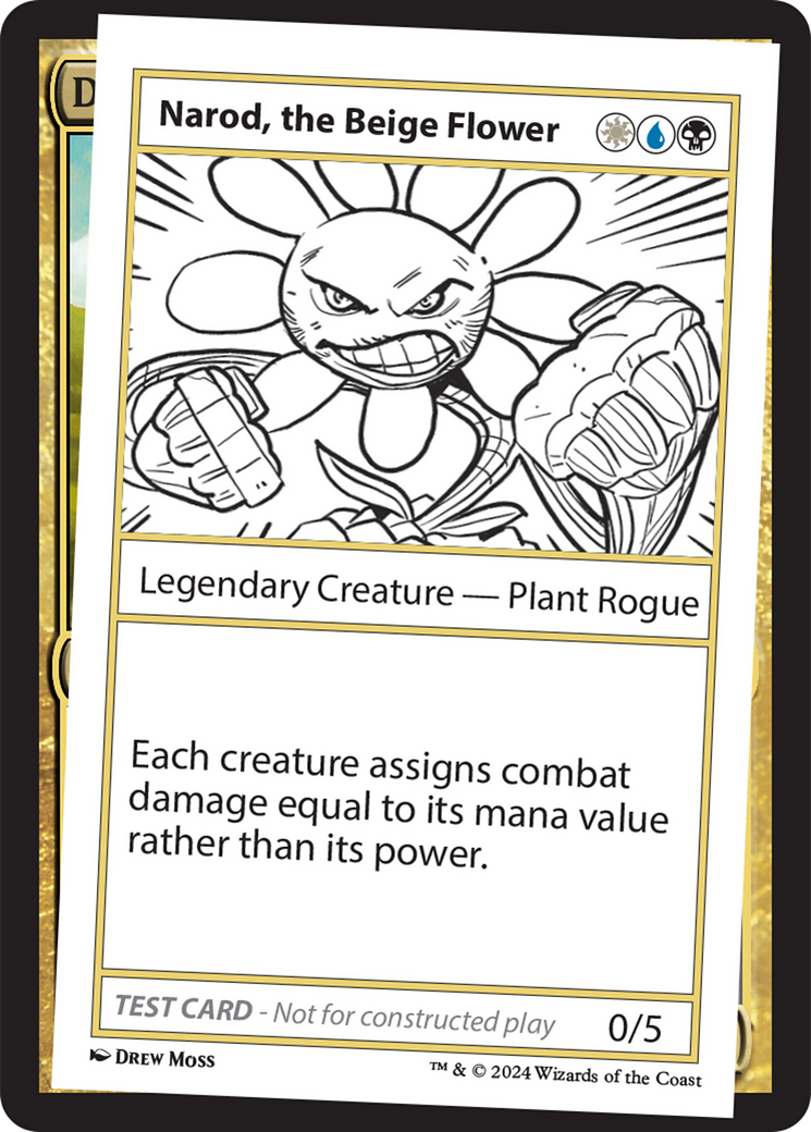 Narod, the Beige Flower [Mystery Booster 2 Playtest Cards] | Silver Goblin