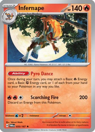 Infernape (033/167) [Scarlet & Violet: Twilight Masquerade]