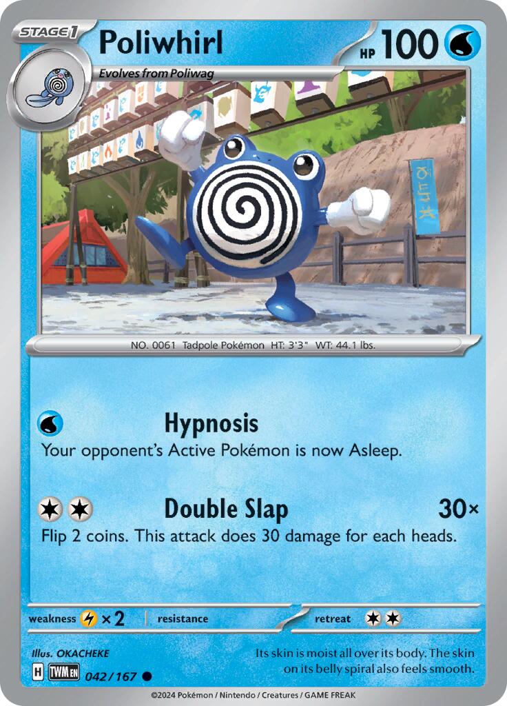 Poliwhirl (042/167) [Scarlet & Violet: Twilight Masquerade] | Silver Goblin