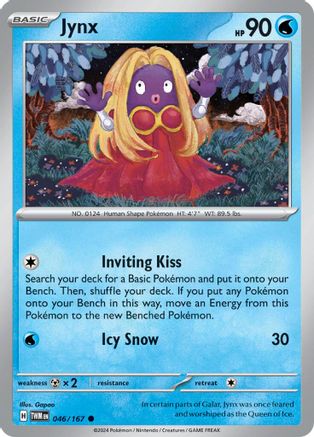 Jynx (046/167) [Scarlet & Violet: Twilight Masquerade] | Silver Goblin