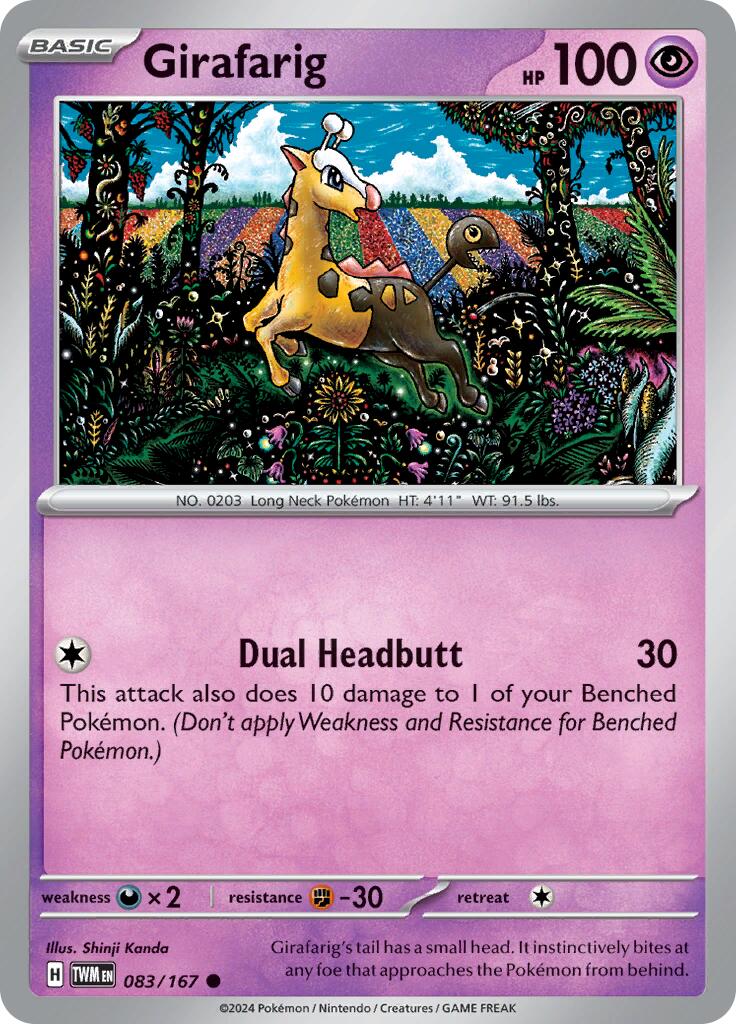 Girafarig (083/167) [Scarlet & Violet: Twilight Masquerade] | Silver Goblin