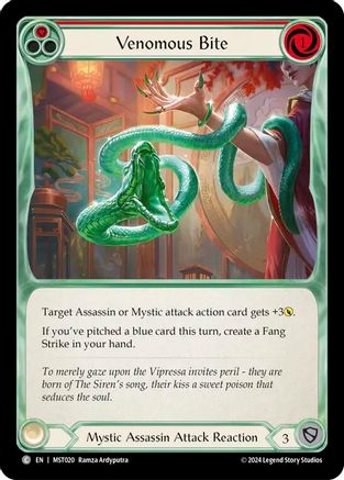 Venomous Bite (Red) (MST020) Rainbow Foil - Part the Mistveil