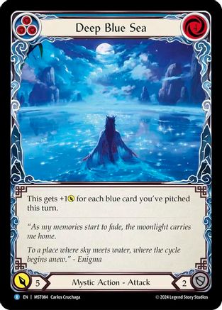 Deep Blue Sea Rainbow Foil (MST084) - Part the Mistveil