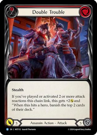Double Trouble (Red) (MST112) Rainbow Foil - Part the Mistveil