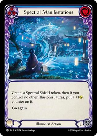 Spectral Manifestations (Blue) Rainbow Foil (MST154) - Part the Mistveil