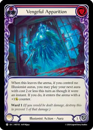 Vengeful Apparition (Red)  (MST155) - Part the Mistveil