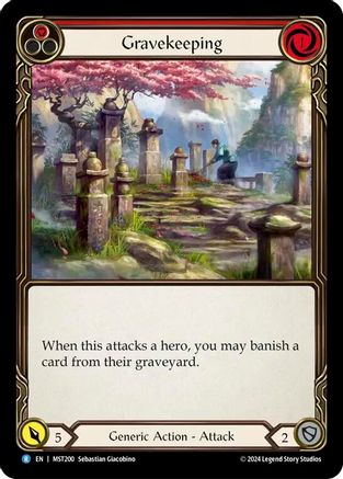 Gravekeeping (Red) (MST200)  - Part the Mistveil