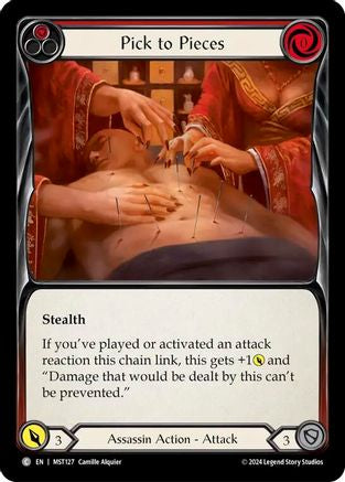 Pick to Pieces (Red)  (MST127) - Part the Mistveil