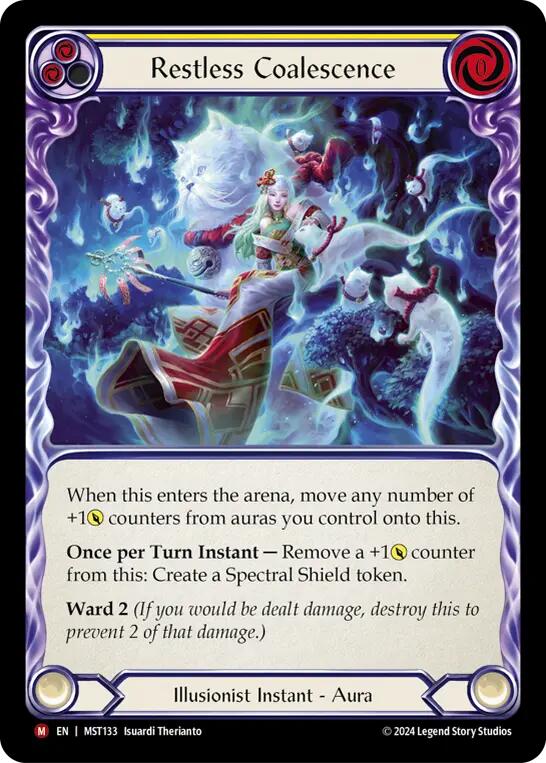 Restless Coalescence [MST133] (Part the Mistveil)  Rainbow Foil | Silver Goblin