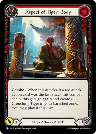 Aspect of Tiger: Body (MST164)  - Part the Mistveil