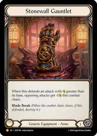 Stonewall Gauntlet (MST190) Cold Foil - Part the Mistveil