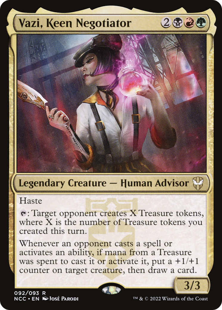Vazi, Keen Negotiator [Streets of New Capenna Commander]