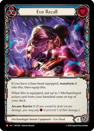 Evo Recall Cold Foil (MST228) - Part the Mistveil