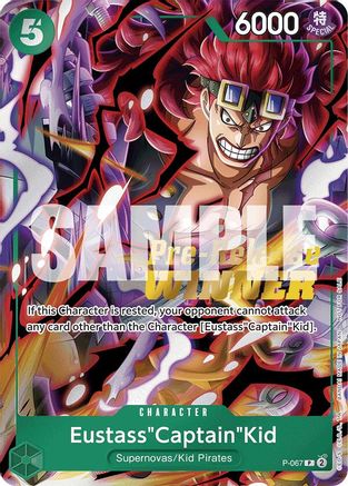 Eustass"Captain"Kid (OP-07 Pre-Release Tournament) [Winner] [One Piece Promotion Cards] | Silver Goblin