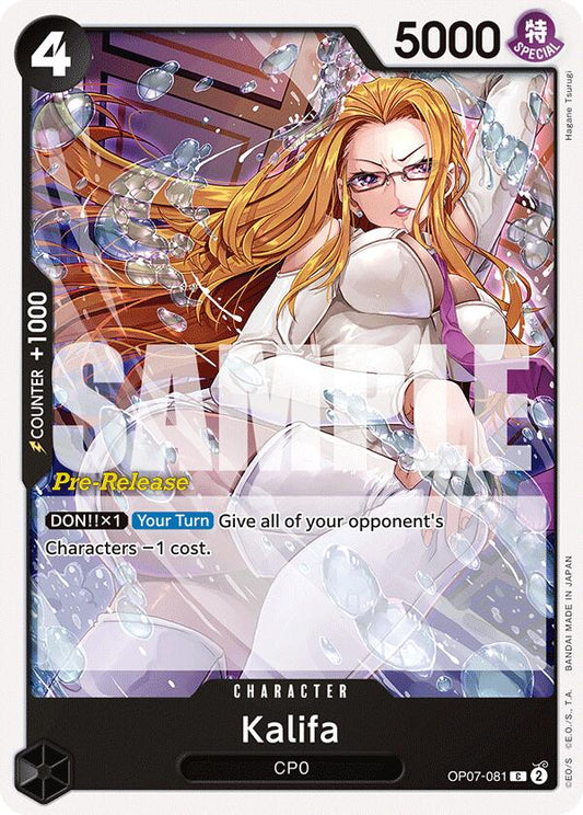 Kalifa  (OP07-081) - 500 Years in the Future Pre-Release Cards