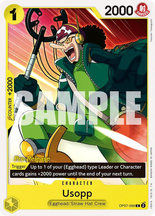 Usopp  (OP07-099) - 500 Years in the Future Pre-Release Cards