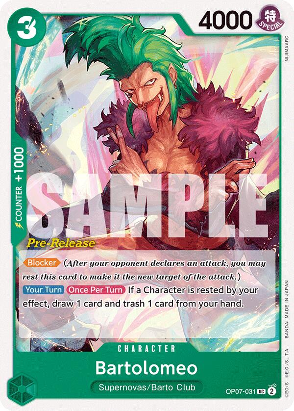 Bartolomeo [500 Years in the Future Pre-Release Cards] | Silver Goblin